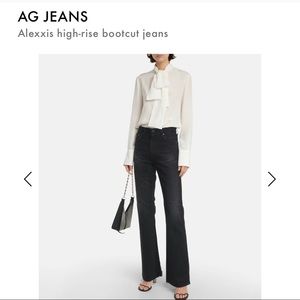 AG JEANS
Alexxis high-rise bootcut jeans in black